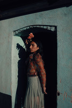 Frida Kahlo Inspired Street Portrait 