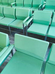 empty chairs, hospital, waiting room, hospital reception, interior,image of waiting area in hospital empty of people. photographs of inside a hospital