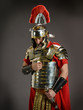 Roman soldier in actitude of submission