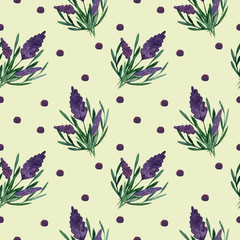 seamless floral pattern with flowers