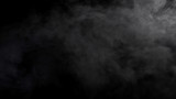 Fototapeta Pomosty - Fog mist haze smoke on black background