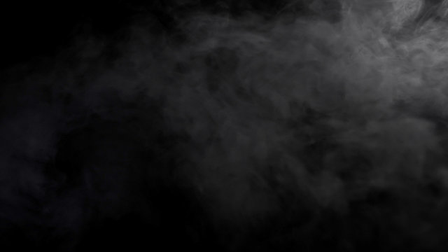 Fototapete - Fog mist haze smoke on black background