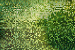 Green square mosaic tiles for background