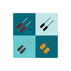 Wall Mural -  screwdriver icon