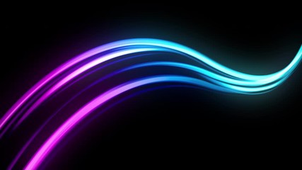 Wall Mural - colorful stream for clean and modern business presentation screen. futuristic wave motion for techno