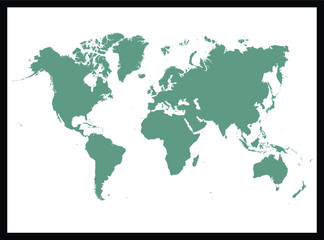 world map vector illustration