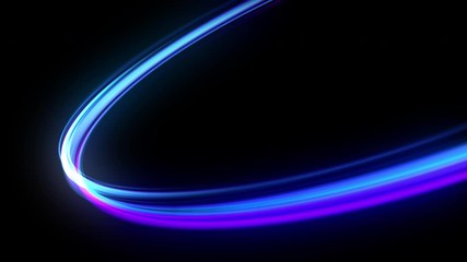 Wall Mural - colorful curve abstract background for creative title screen. technology light flow texture for mode