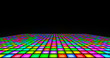 © BORIS - glowing colorful disco dance floor tiles