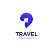 awesome travel logo template design