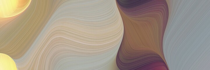 Leinwandbilder - futuristic background banner with dark gray, rosy brown and old mauve color. modern soft curvy waves background design