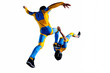 © Viktor - Gliding. Parachutist controls movement in open air. Extreme sky for free people. Air sport as a way of life.