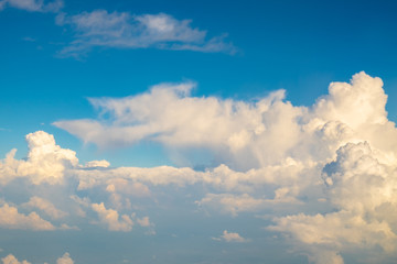 Beautiful blue sky with clouds background.Sky clouds.Sky with clouds weather nature cloud blue