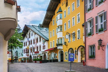 Sticker - Street in Kitzbuhel, Austria