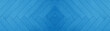 Blue abstract geometric wooden pattern square rhombus diamond herringbone texture background banner panorama long