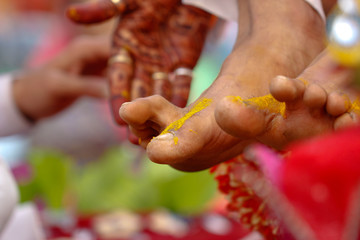 Sticker - Indian Traditional Wedding: haldi ceremony
