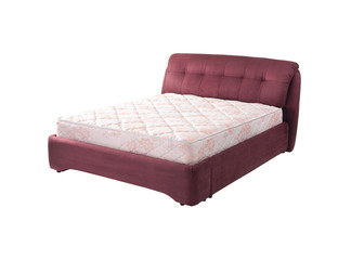 Luxury platform bed with mattress