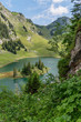 Blick auf den Hinterstockensee im Berner Oberland– Erlenbach, Simmental, Schweiz