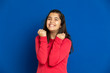 © Gelpi - Preteen girl with red t-shirt