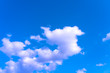 © Sergei Telenkov - Large white clouds on a blue sky. Clear day. Background, blank for designers.