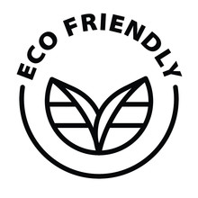 Eco Friendly Black Outline Icon