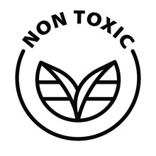 Non Toxic Black Outline Icon