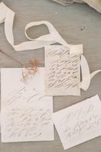 Old Letters And Old Paper, Calligraphy