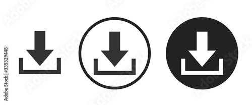 Fotomural Download icon . web icon set .vector illustration