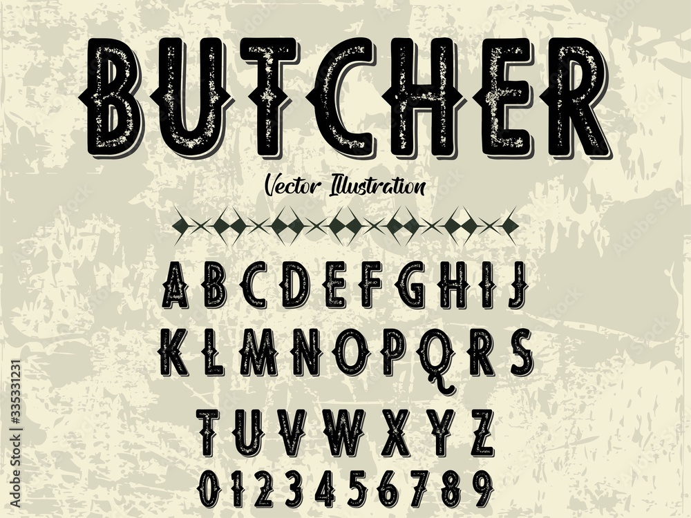 Font. Script.Typeface.alphabet .Shadow Effect.Handcrafted handwritten ...