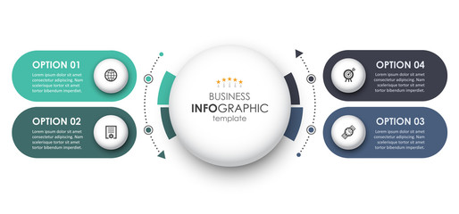 Vector infographic template