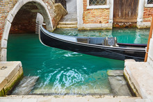 Grand Canal And Gondola In Venice
