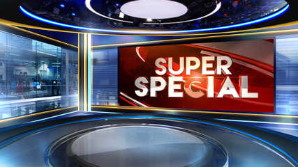  News 3D rendering background is perfect for any type of news or information presentation. The background features a stylish and clean layout 