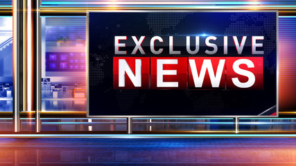  News 3D rendering background is perfect for any type of news or information presentation. The background features a stylish and clean layout 