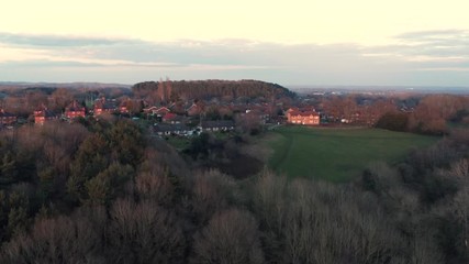 Poster - Residential Area in United Kingdom at Sunset