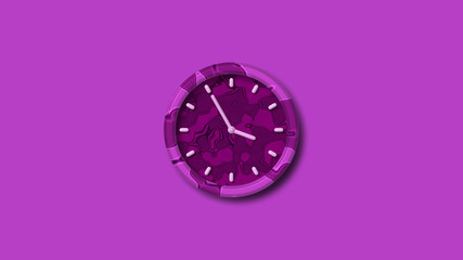 Amazing 3d counting down clock icon,wall clock icon,clock animation