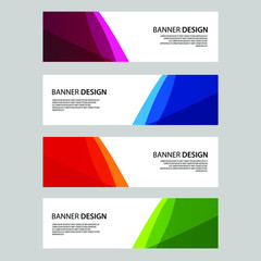 Vector Abstract banner web template