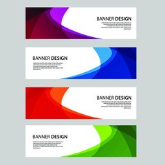 Vector Abstract banner web template