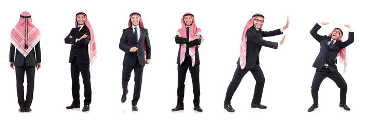 Poster - Arab man isolated on white