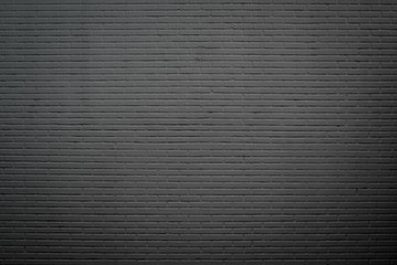 Wall Mural - Abstract dark brick wall texture background pattern, Wall brick surface texture. Brickwork painted of black color interior old clean concrete grid uneven, Home or office design backdrop decoration.