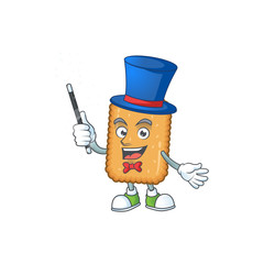 Poster - Talented biscuit Magician cartoon character design style