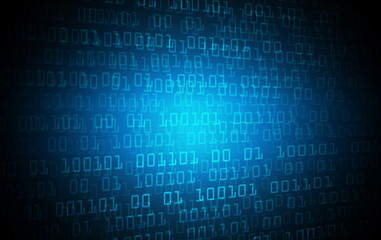 blue cyber circuit future technology concept background