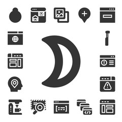 Poster - contemporary icon set