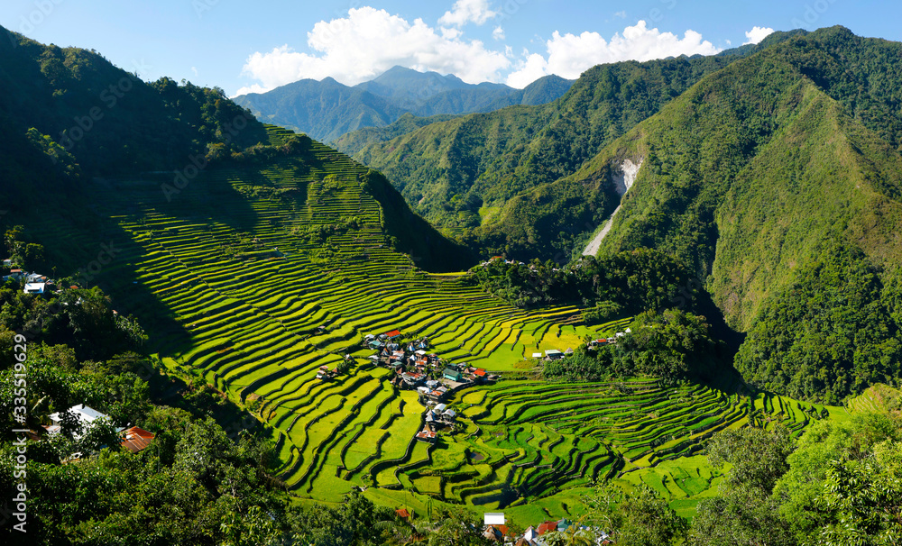 rice field terraces at batad ,in Philippines Stock Photo | Adobe Stock