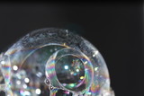 Fototapeta Tęcza - Beautiful photo of a soap bubble difficult to achieve
