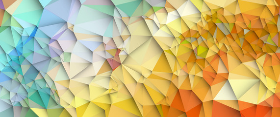 Illustration modern abstract polygon shape for wallpaper background. Vector image of graphic design geometric pattern