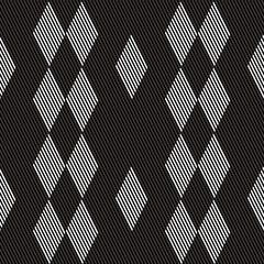 Seamless pattern with oblique black segments