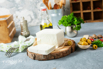 Wall Mural - feta cheese