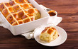 © manyakotic - Freshly baked hot cross buns, served