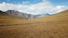 High Plateau Surrounded By Mountains In The Yukon