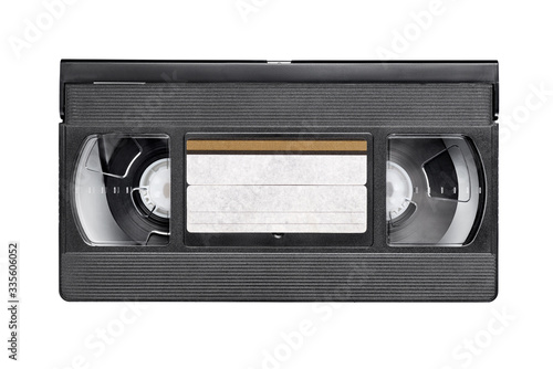 Cuadros en Lienzo VHS video tape cassette isolated on white