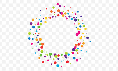 Wall Mural - yellow modern dot texture. art confetti template.
